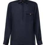 Camicia Rits in lino RITS BLU GALIANO 