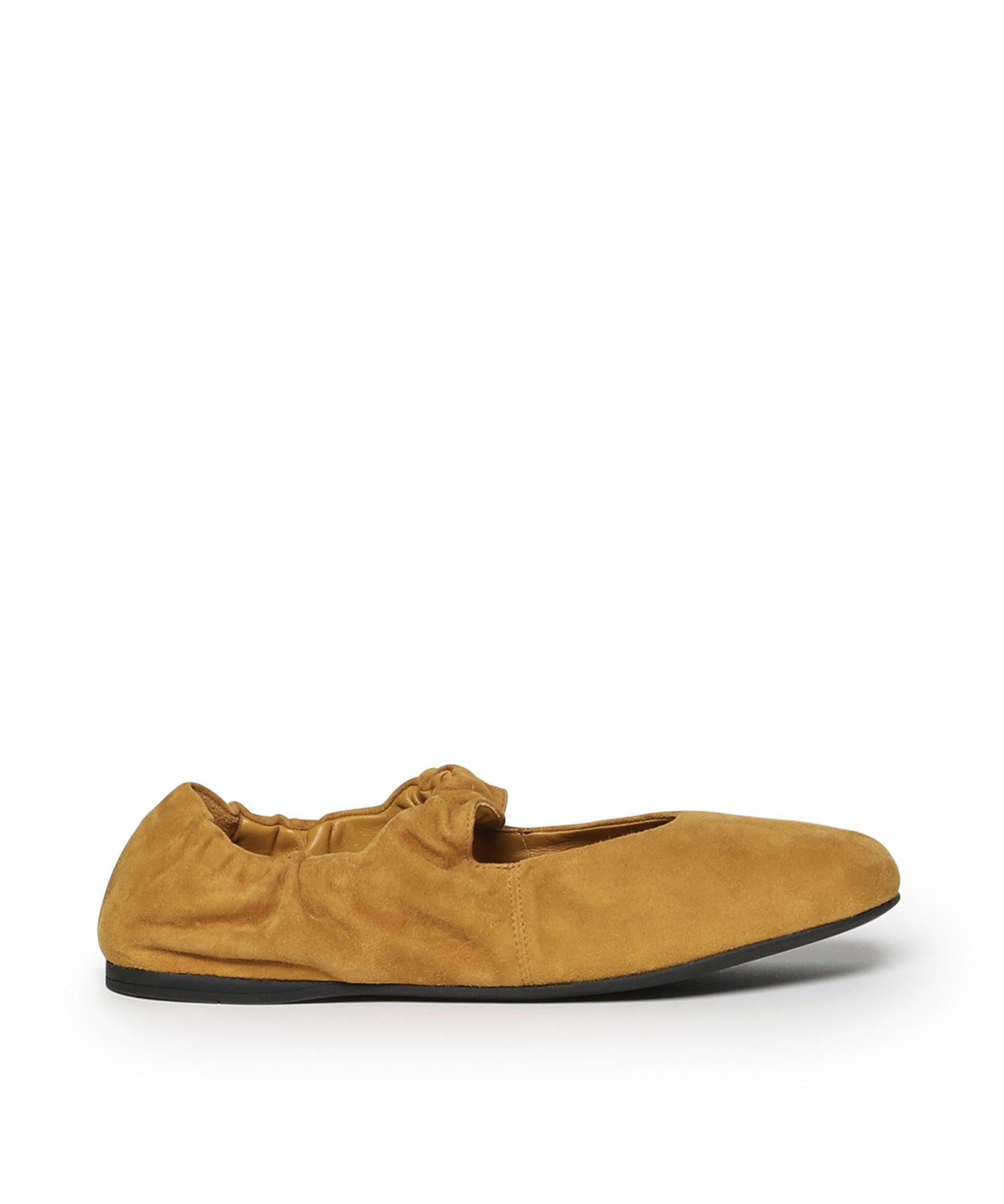 Ballerine Ruches in camoscio 5F340E 008F0R55 MIU MIU 