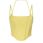 Top bustier senza maniche 104851 A2DLT52 PINKO 