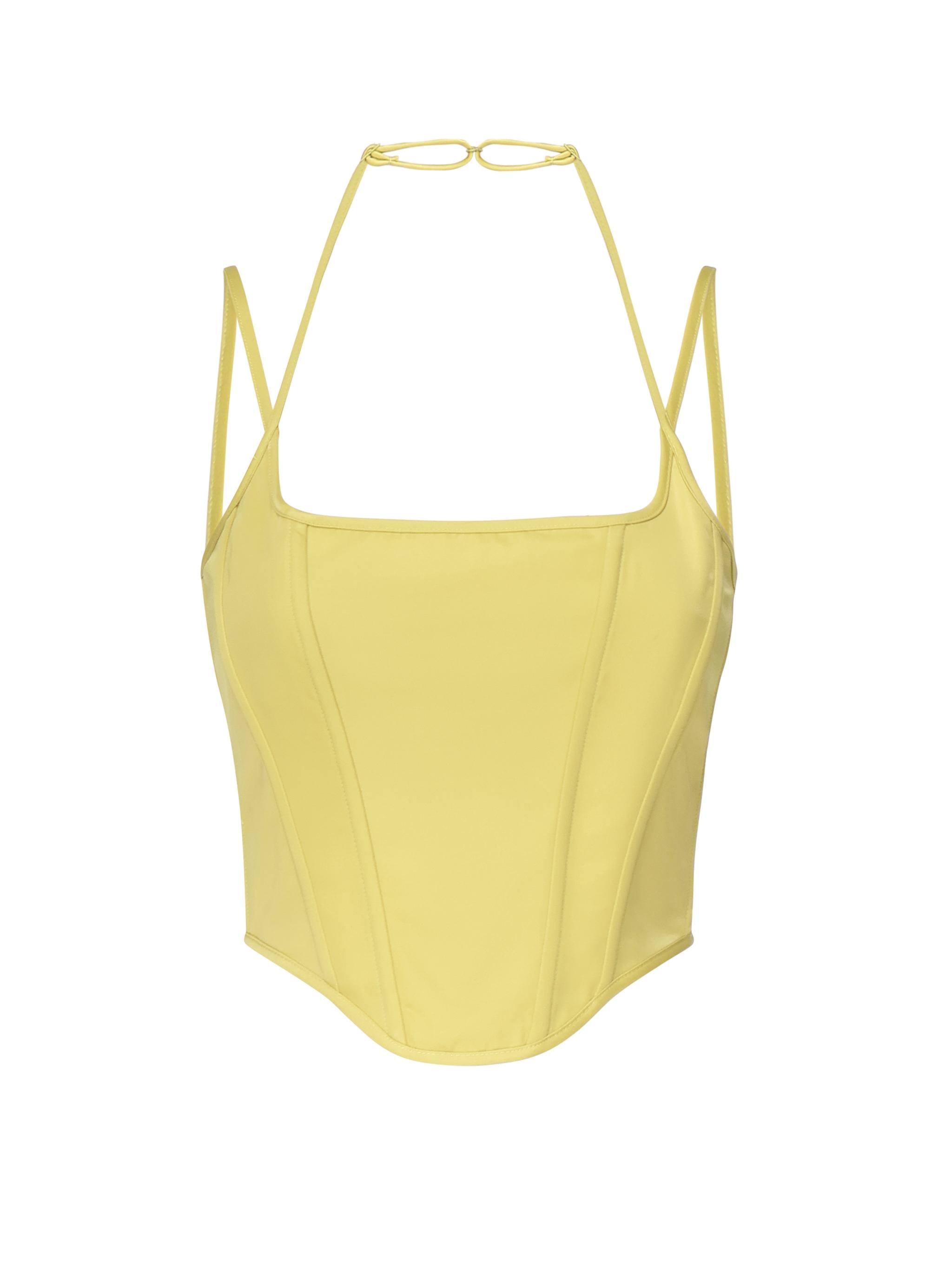 Top bustier senza maniche 104851 A2DLT52 PINKO 