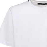 T-shirt in cotone con patch logo G8PN9T FU7EQW0800 DOLCE & GABBANA 