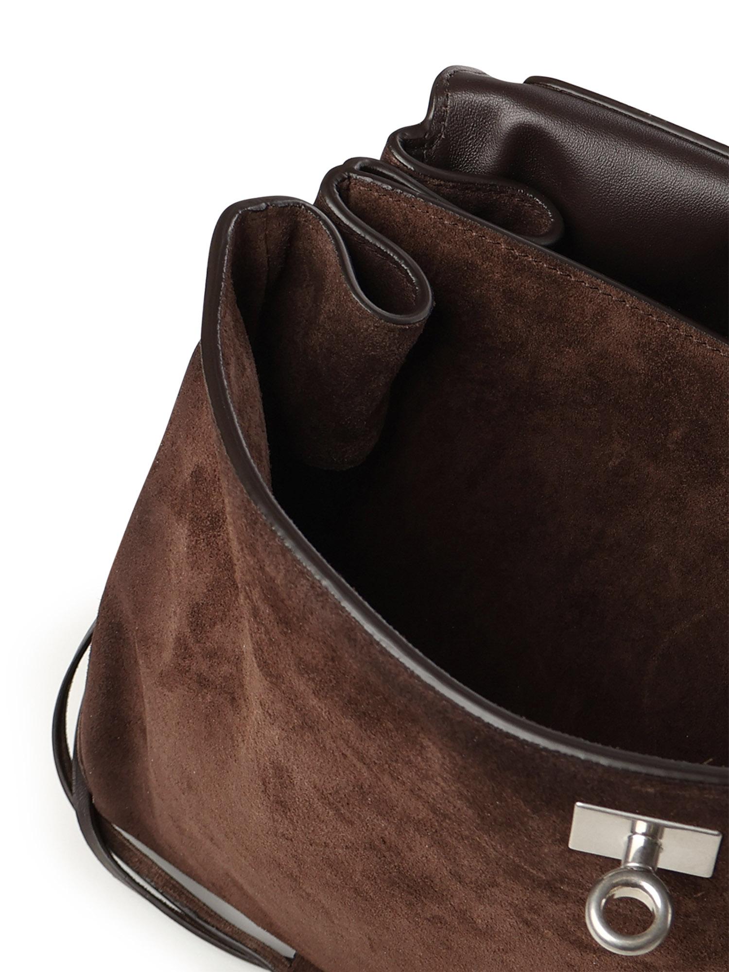 Borsa Rodeo media in pelle di vitello scamosciata 789772 2AB4G2308 BALENCIAGA 