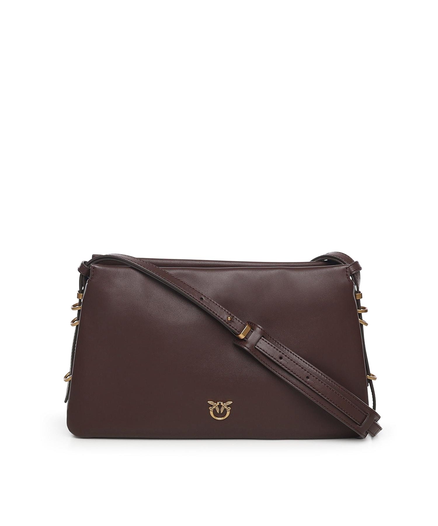 Borsa One, Two, Three Bag in pelle 105161 A0QOLA7Q PINKO 