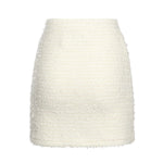 Minigonna in maglia bouclé<BR/> AW25028SK C SELF-PORTRAIT 