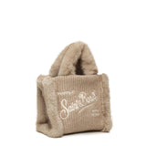 Mini bag Vanity shearling rib in misto lana VAMI022 00295I MC2 SAINT BARTH 