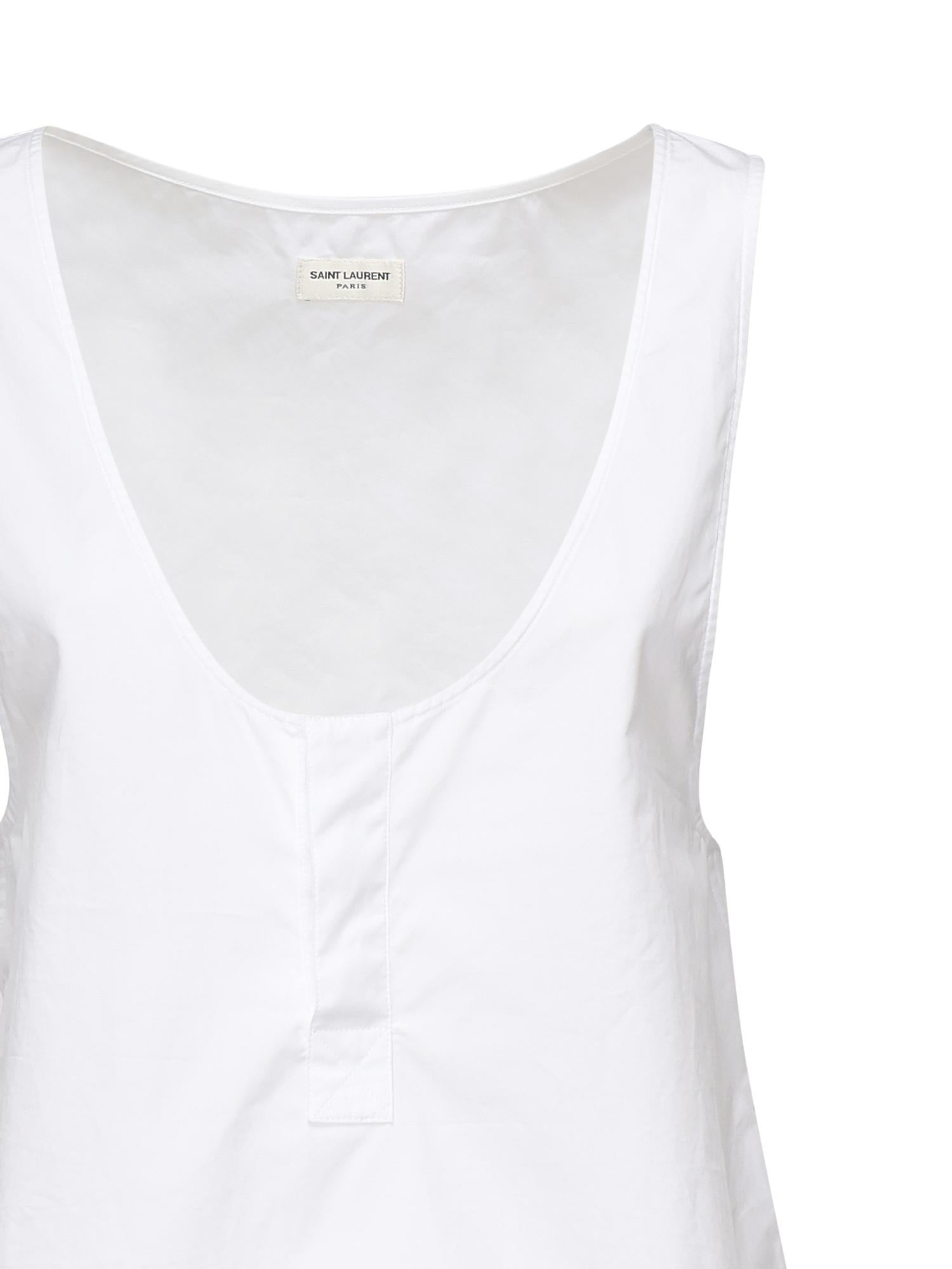Tank top Henley 790074 Y227W9000 SAINT LAURENT 