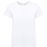 T-shirt maniche corte logo ricamato 100355 A2HNZ04 PINKO 