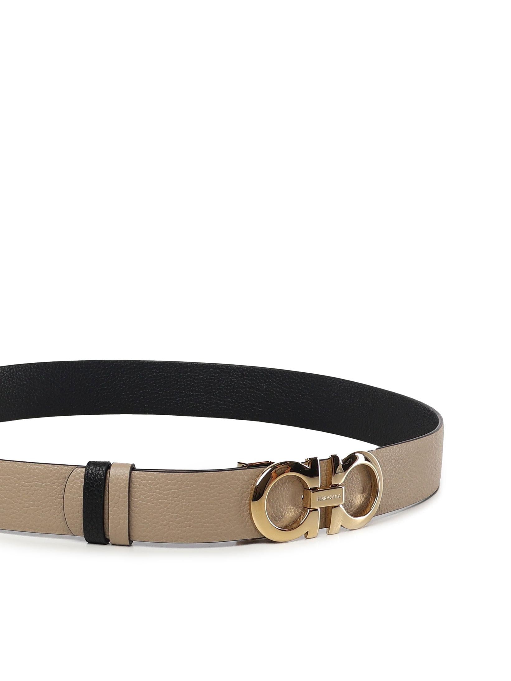 Cintura reversibile e regolabile Gancini 23A564 781815743 FERRAGAMO 