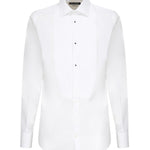 Camicia tuxedo in popeline di cotone G5EN5T GF217W0800 DOLCE & GABBANA 