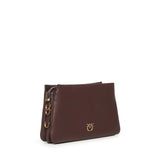 Borsa a tracolla Mini One, Two, Three Bag in pelle<BR/> 105883 A0QOLA7Q PINKO 