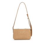 Borsa a spalla Mini Love Bag One Slouchy in suede con intarsi 106244 A0F6L08O PINKO 