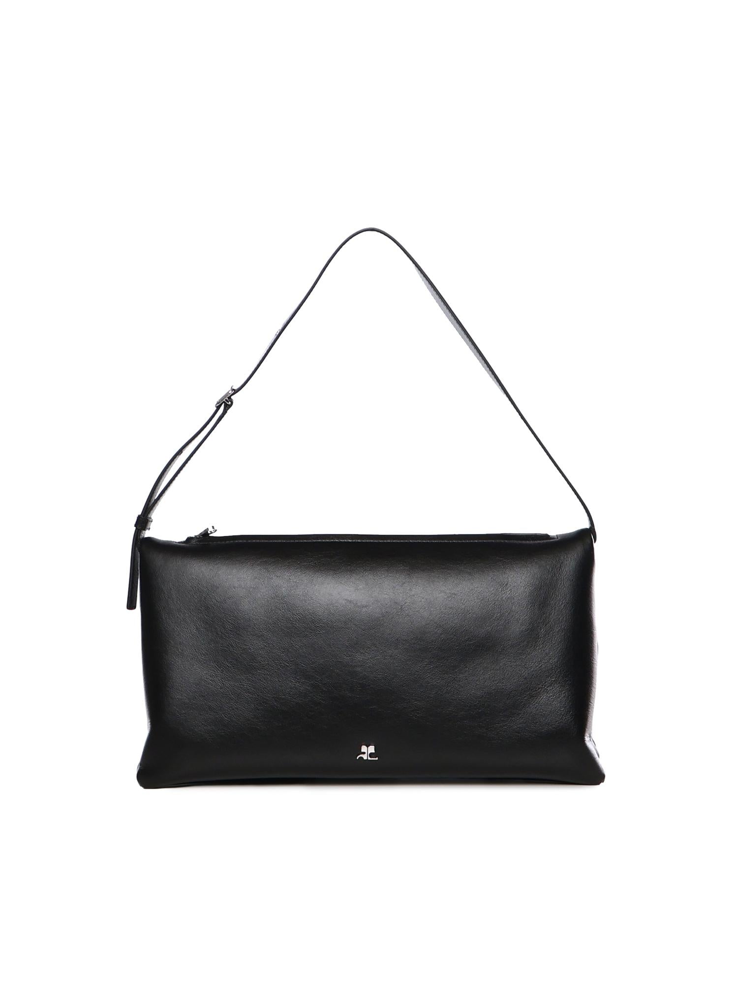 Borsa a spalla con logo 126GSA204CV0050 9999 COURREGES 
