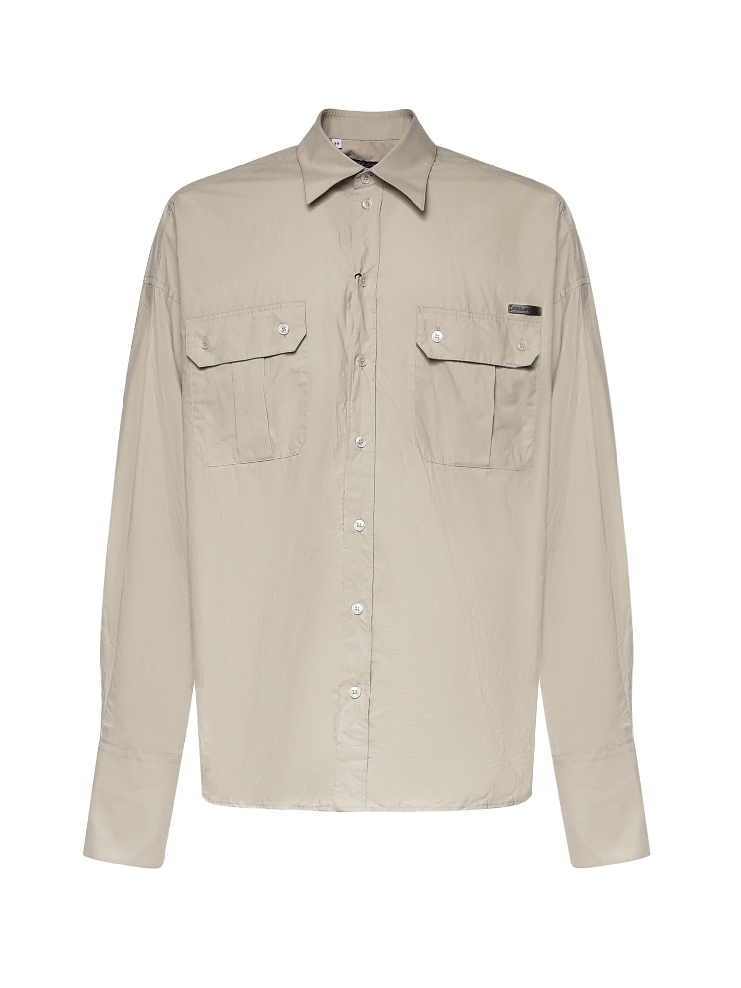 Camicia in popeline G5MD3T GI281S9000 DOLCE & GABBANA 