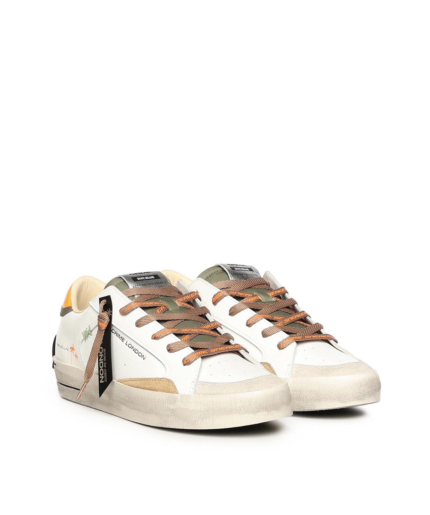 Sneaker Sk8 Deluxe 19101PP8B WHITE CRIME LONDON 
