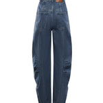 Jeans cargo in denim 115171 1602 ROTATE 