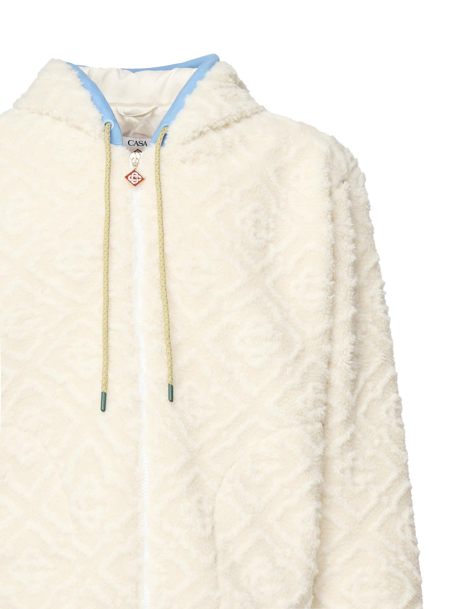 Giacca in pile jacquard con monogram MPF25JTP37301  CASABLANCA 