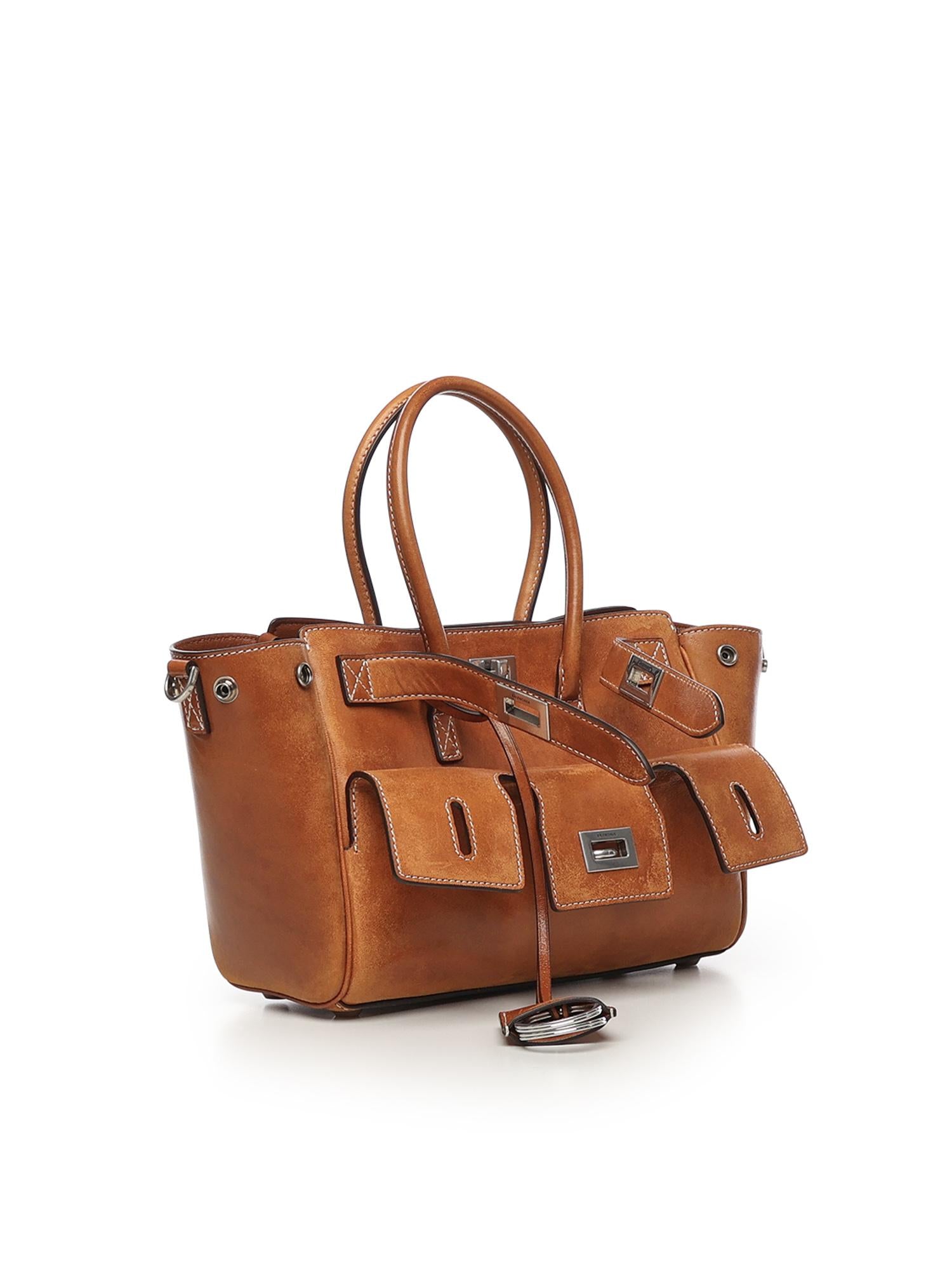 Borsa Carry All Bel Air Mini in pelle 835732 2ABP72753 BALENCIAGA 