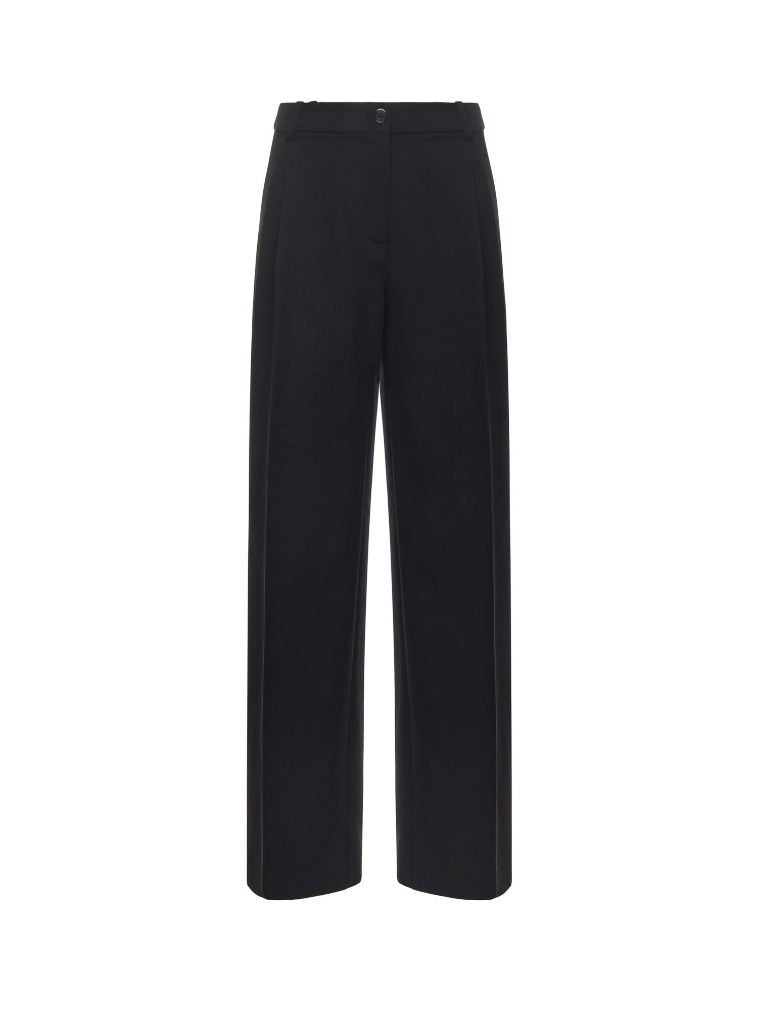 Pantalone palazzo in tessuto fluido 105898 A18EZ99 PINKO 