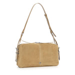Borsa a spalla media Keeper Bag in suede 106676 A0F6L22O PINKO 