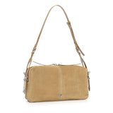 Borsa a spalla media Keeper Bag in suede 106676 A0F6L22O PINKO 