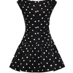 Mini abito in cotone a pois RS26209S B SELF-PORTRAIT 