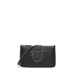 Borsetta piatta a tracolla in pelle 104277 A2CFZ99Q PINKO 