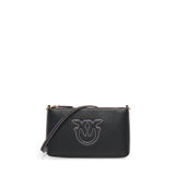 Borsetta piatta a tracolla in pelle 104277 A2CFZ99Q PINKO 