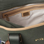 Borsa shopping Tita con logo 73BS9TZ01C TITAVERDE/NATURALE V° 73 