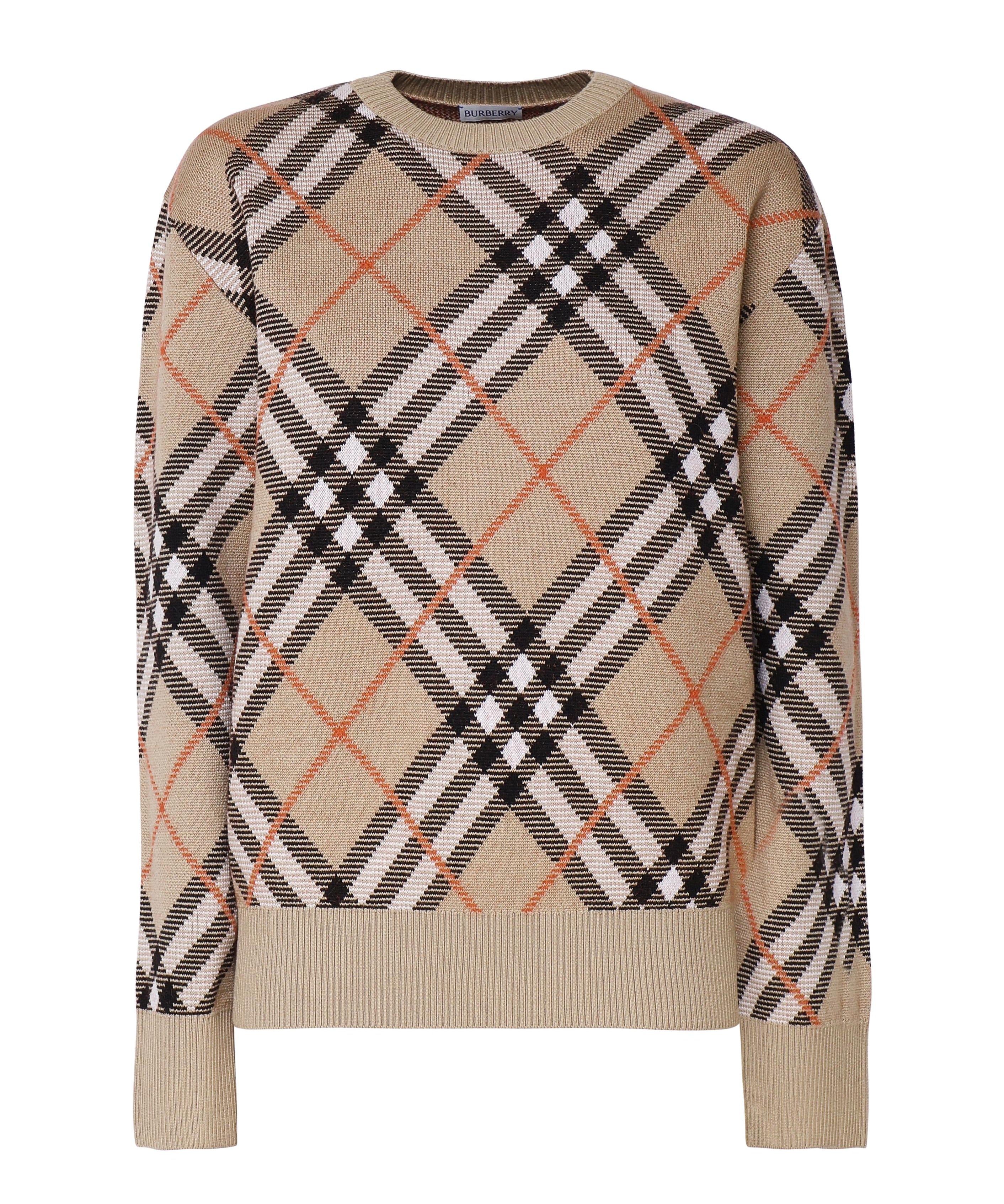 Maglioncino in cashmere Vintage check 8093486 B9368 BURBERRY 