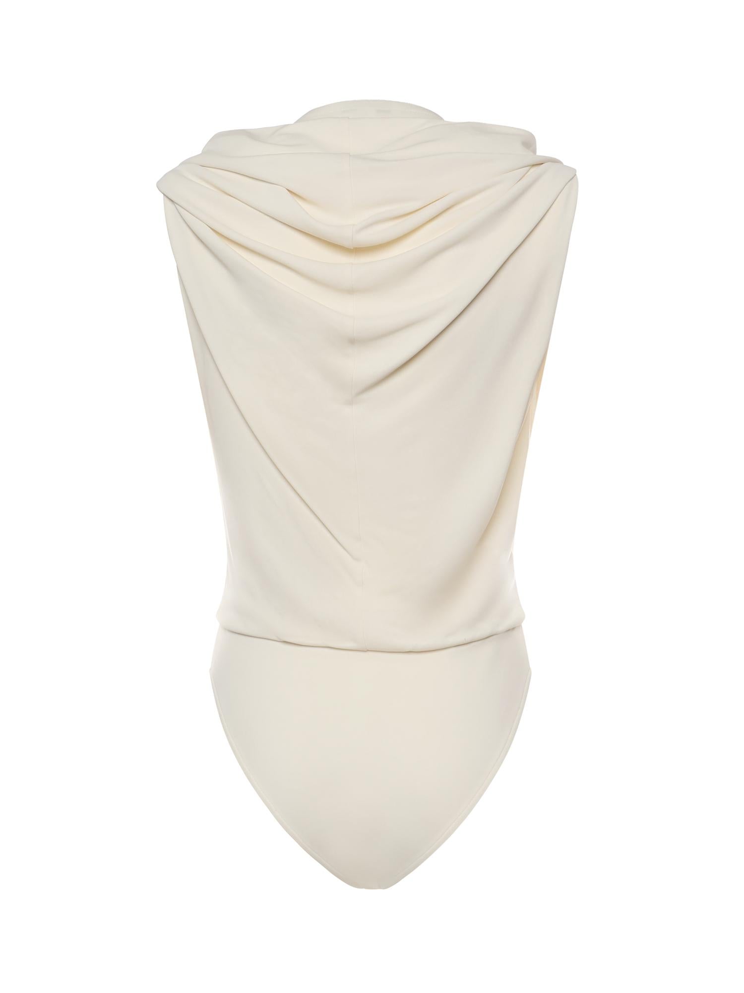 Body in viscosa con cappuccio AA9B0426J090C 160 ALAIA 