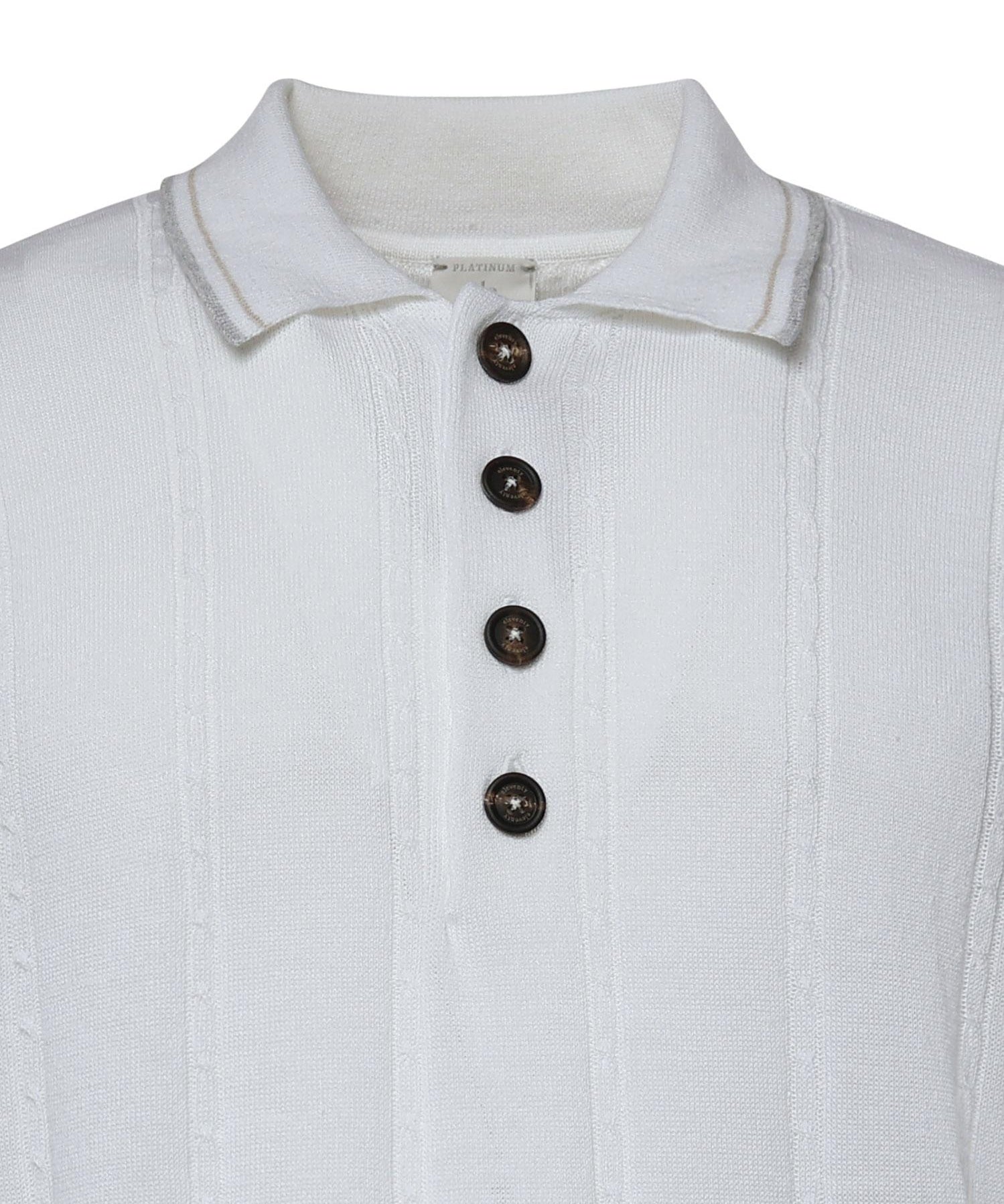 Polo in lino e cotone M76MAGM42MAG0M018 011302 ELEVENTY 