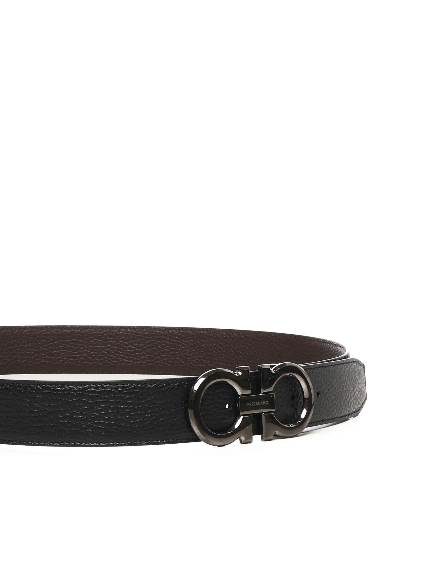 Cintura reversibile e regolabile Gancini 679710 689134022 FERRAGAMO 