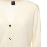 Cardigan con scollo a V<BR/> 105447 A2Q9Z13 PINKO 