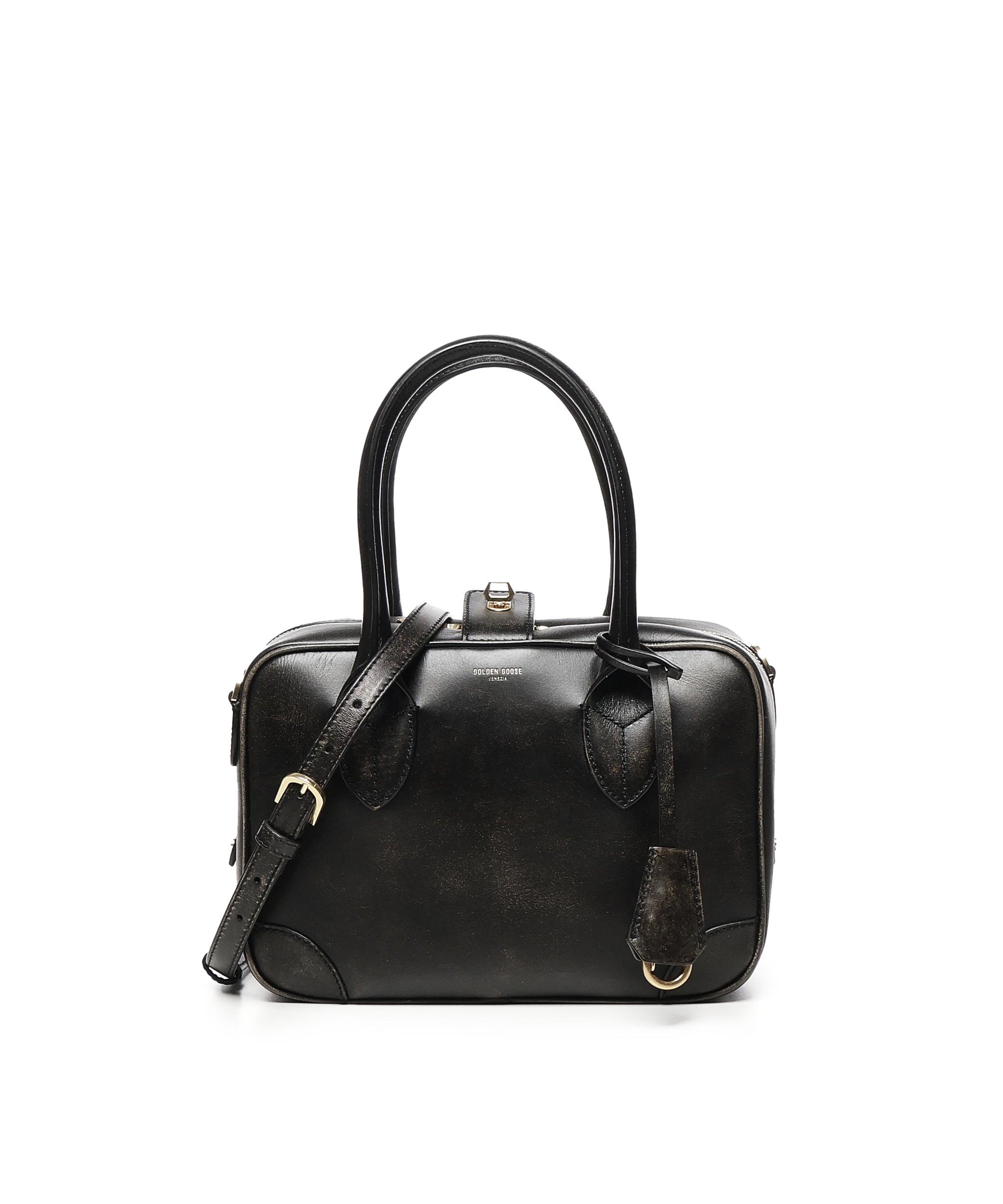 Vita Vintage Leather Handbag<BR/> GWA00470 A00086790100 GOLDEN GOOSE 