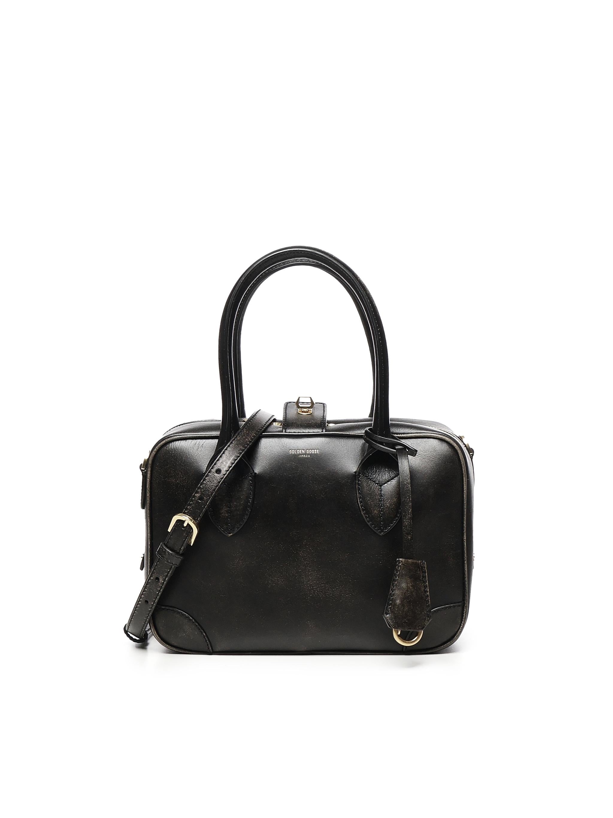 Vita Vintage Leather Handbag<BR/> GWA00470 A00086790100 GOLDEN GOOSE 