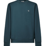 Felpa in cotone con logo LV04RG275G PP1 CALVIN KLEIN 