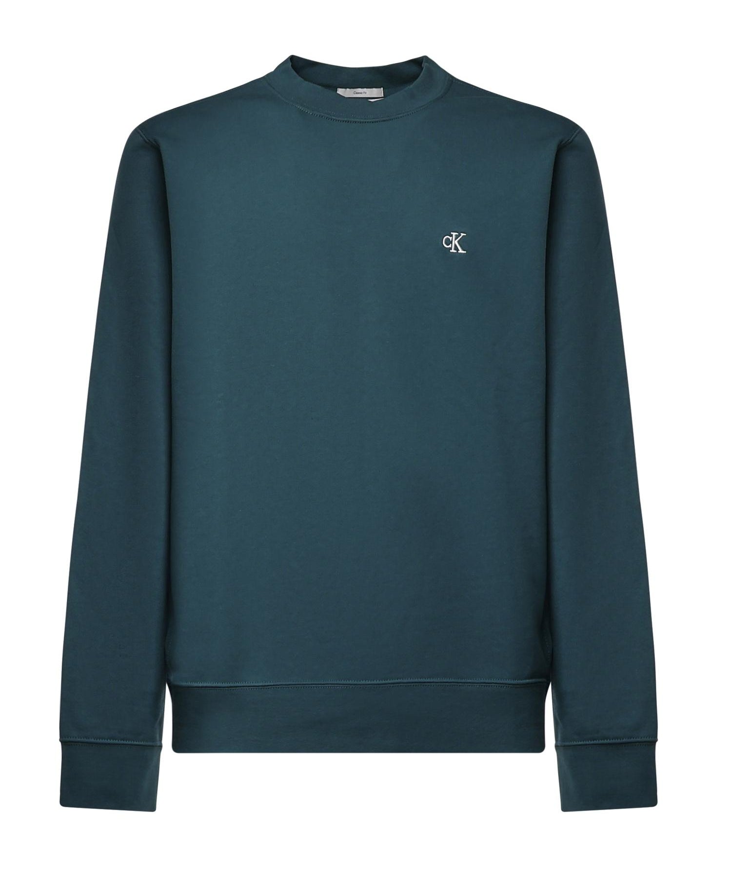 Felpa in cotone con logo LV04RG275G PP1 CALVIN KLEIN 