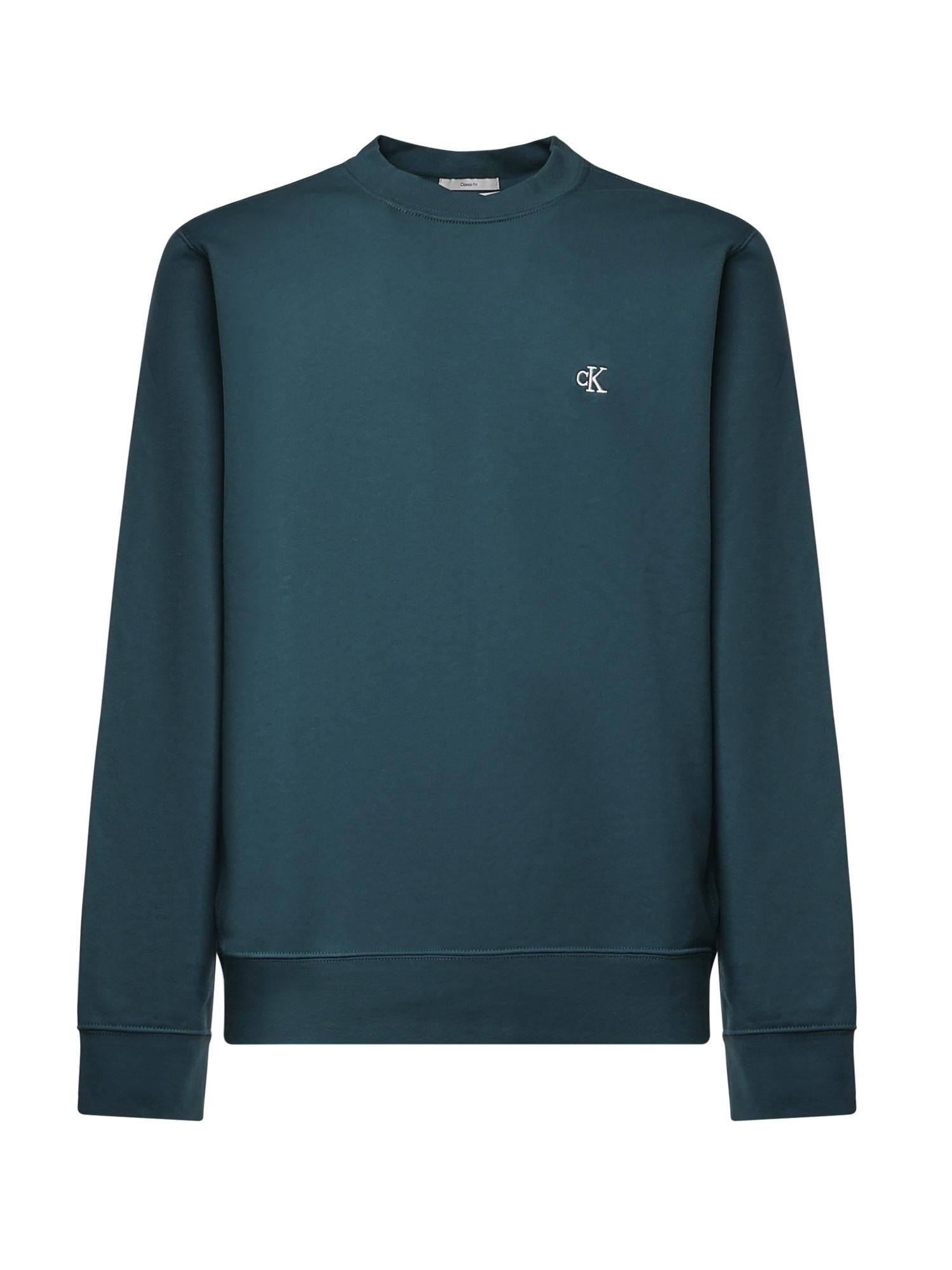 Felpa in cotone con logo LV04RG275G PP1 CALVIN KLEIN 
