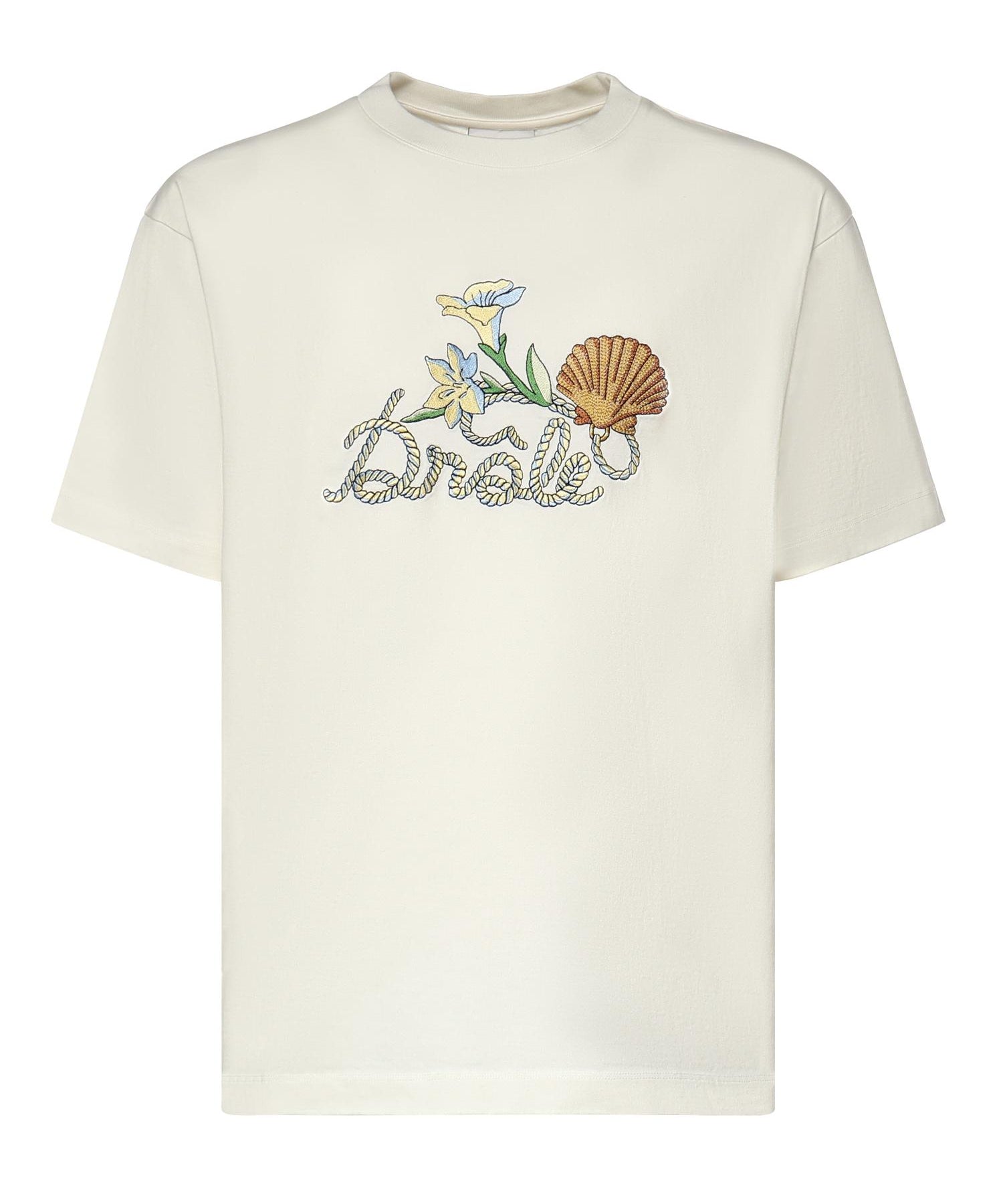 T-shirt Drôle Shell in cotone<BR/> KTS303CO248 OW Drôle de Monsieur 