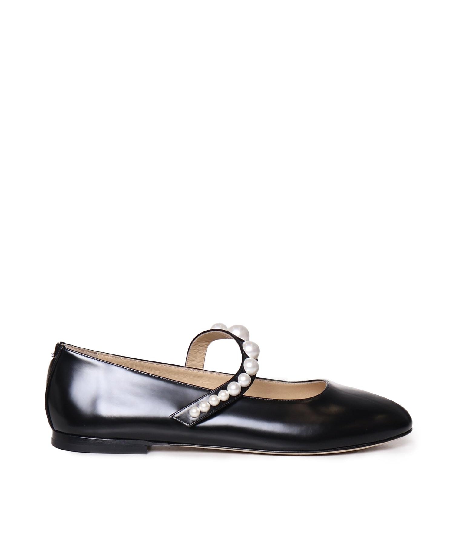 Ballerine in pelle lucida con perle S0737 010SPAB02 MACH & MACH 