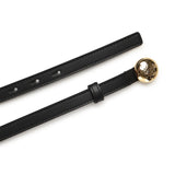 Cintura Pebble in pelle di vitello E619Z16X17 1206 LOEWE 