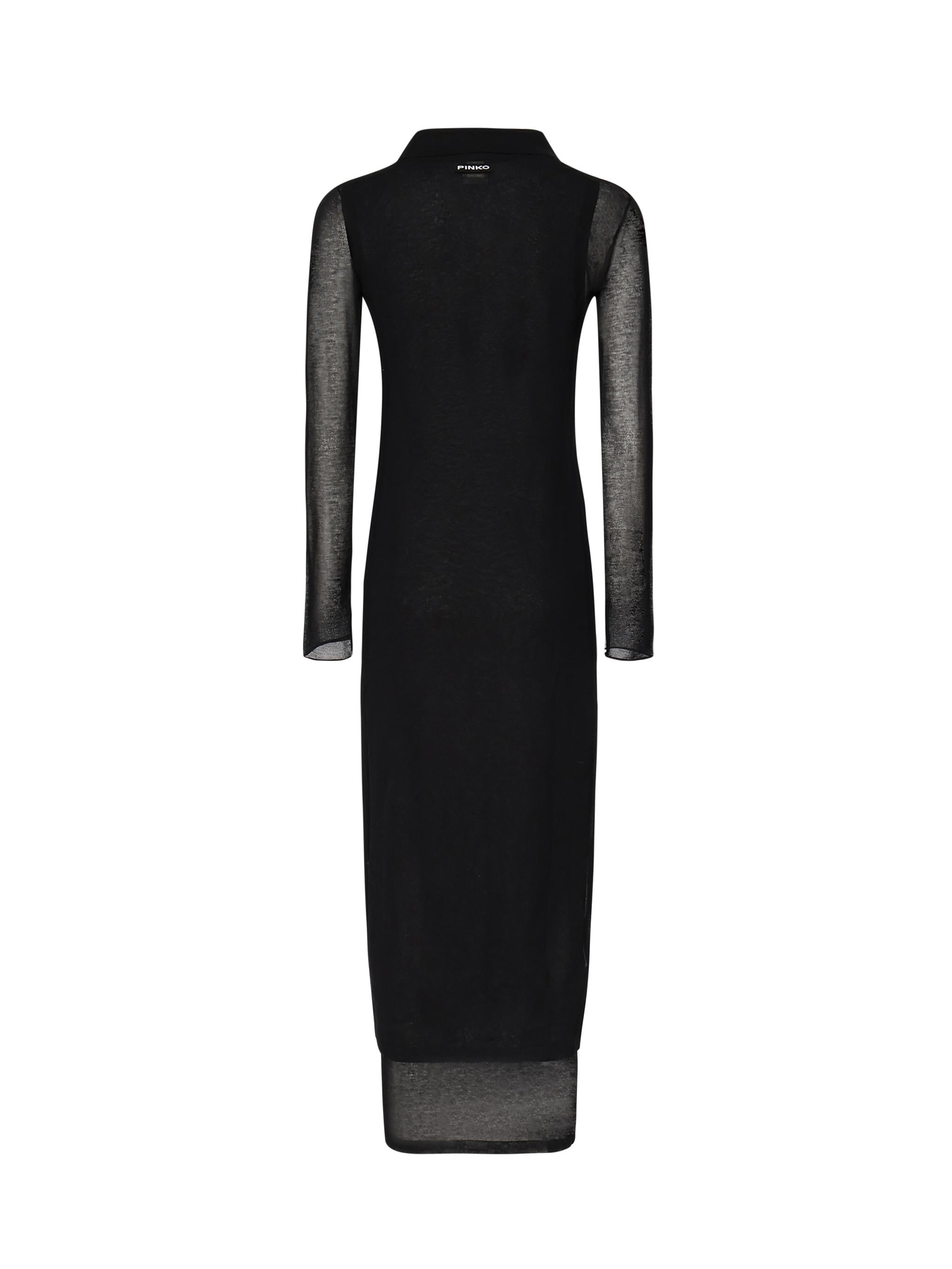 Vestito midi in cotone leggero 105154 A2LSZ99 PINKO 