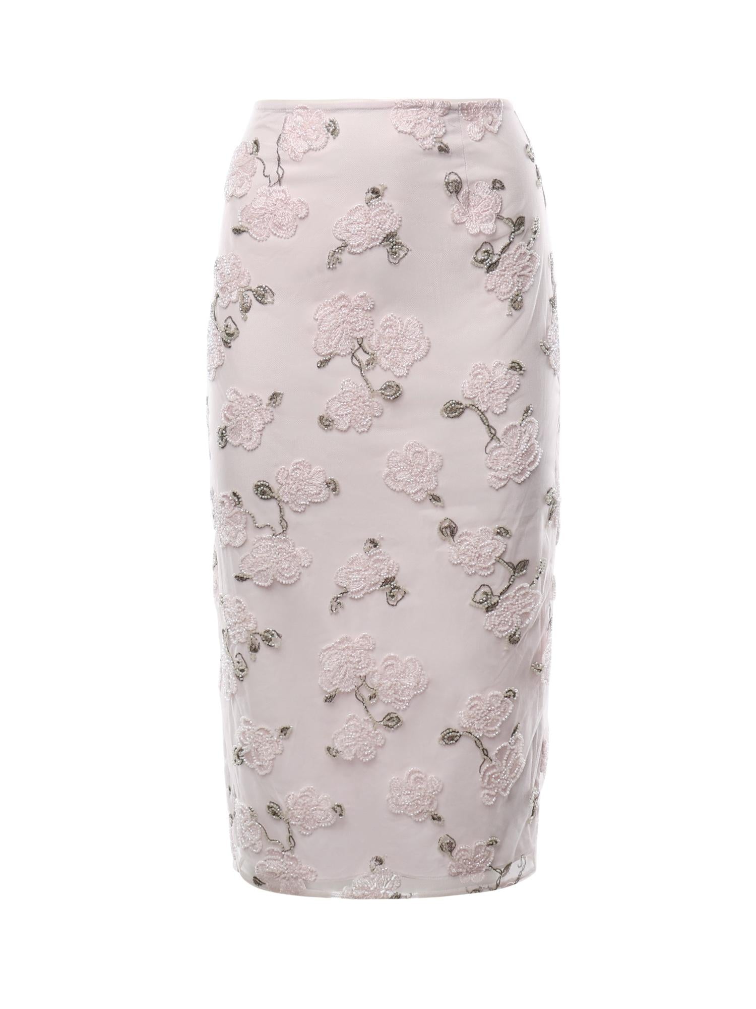 Gonna longuette con paillettes 115362 3077 ROTATE 