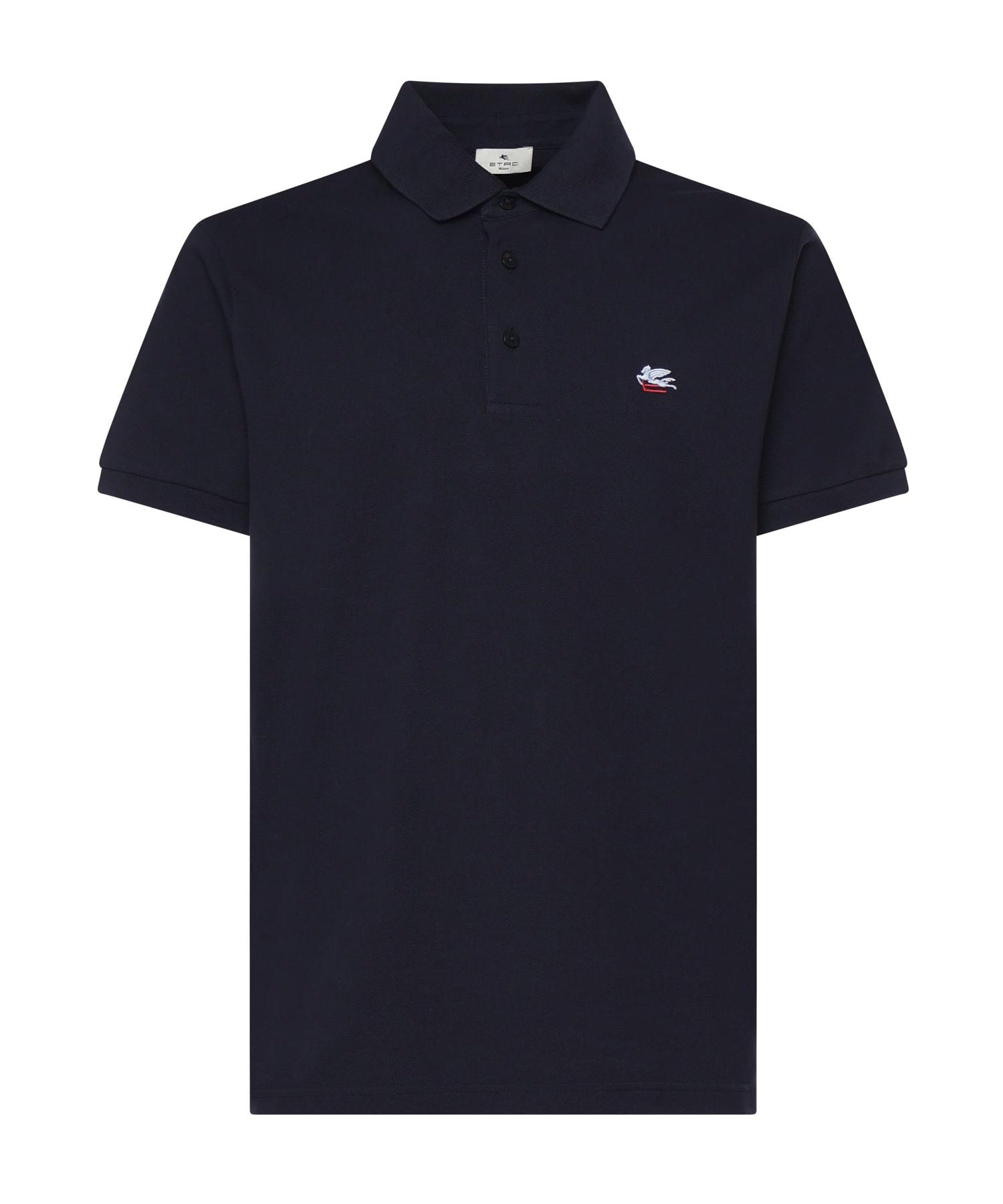 Polo in piquet di cotone con logo MRMD0005 AU135B0065 ETRO 
