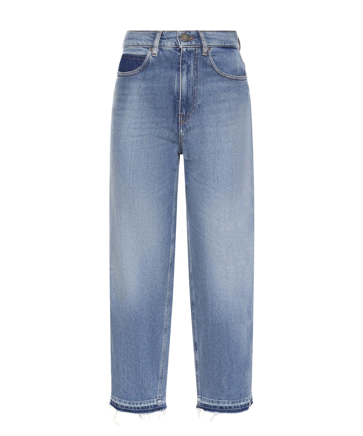 Jeans balloon fit con scoloriture 103857 A341PJF PINKO 