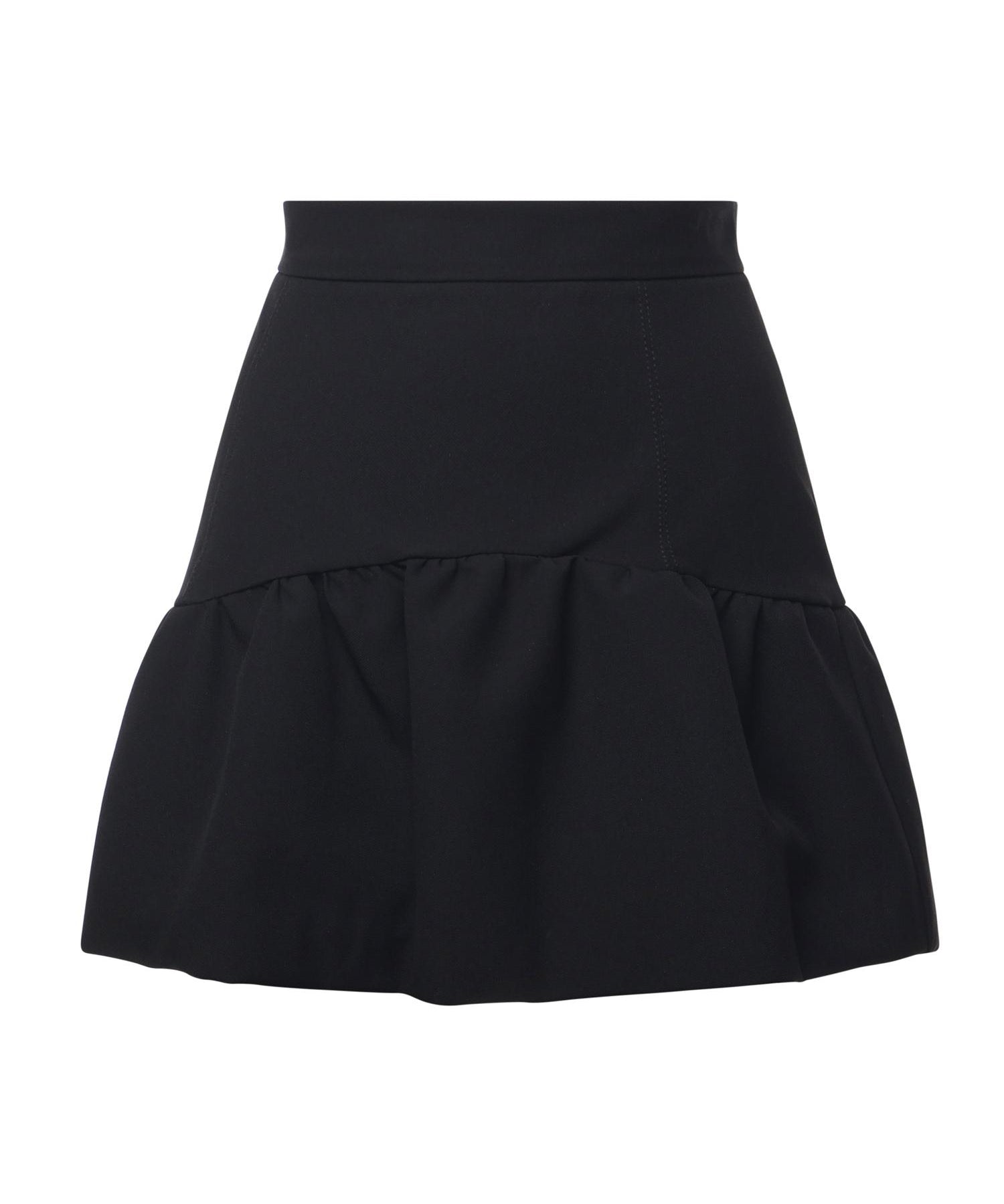 Minigonna con balza 105767 A2QVZ99 PINKO 