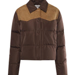 Piumino in pongé con suede ML1371 18Q0F0201 MIU MIU 