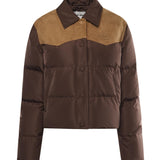 Piumino in pongé con suede ML1371 18Q0F0201 MIU MIU 