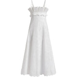 Abito midi in pizzo Sangallo A04451622 0002 ALBERTA FERRETTI 