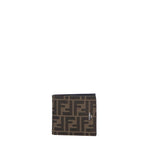 Portafoglio Bi-fold FF jacquard in tessuto 7M0169 ALWKF0L3T FENDI 